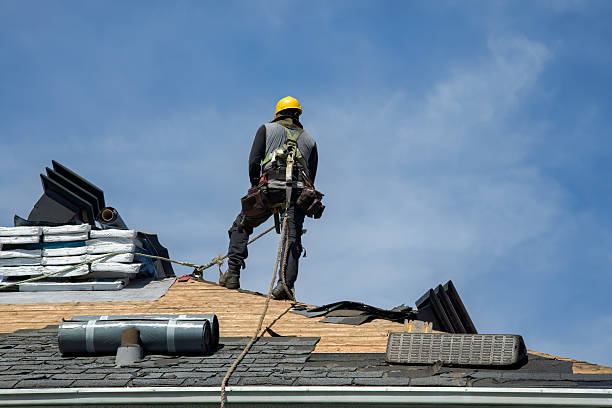 Professional Roof Replacement technician working in Marion, IN